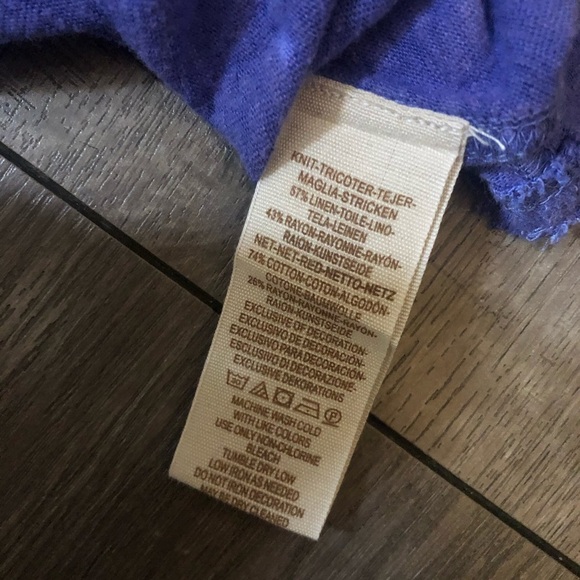 Free people meant to be lilac embroidered top S - Picture 8 of 8